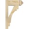 Ekena Millwork Merced Arts & Crafts Rough Sawn Outlooker, Douglas Fir, 6"W x 14"D x 22"H OUT06X14X22MRC03RDF - alternate 3